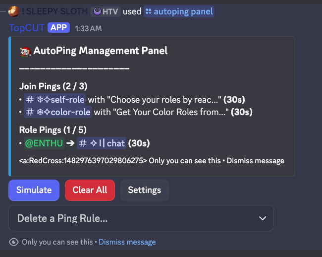 Management Panel