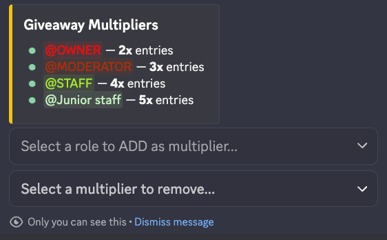 Multiplier Dashboard