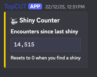 Shiny Counter